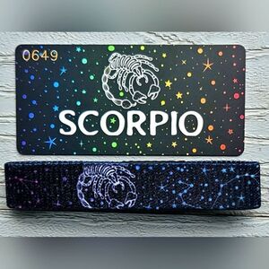 ZOX "ZODIAC SCORPIO" #649 CONSTELLATION HOROSCOPE halloween rainbow wristband
